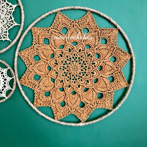 دیوارکوب قلاب بافی ماندالا مدل کایا