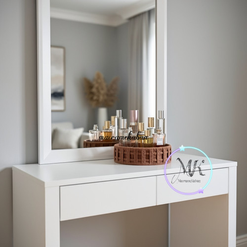 سبد جا لوسیون و جا عطر مکرومهای دستبافت